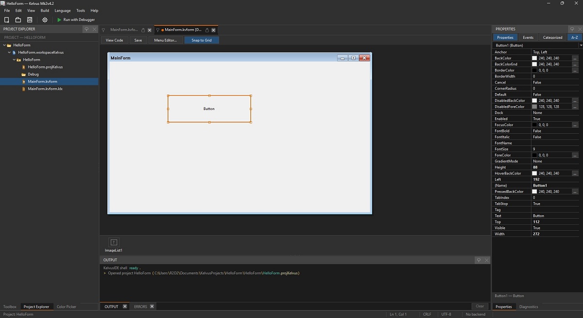 The Kelvus IDE